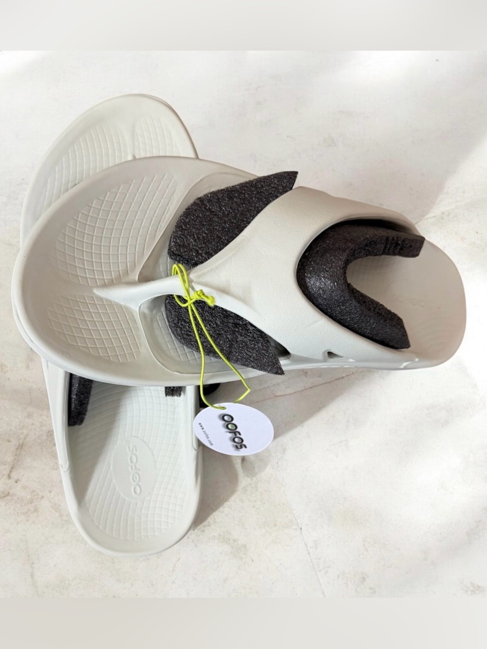 OOFOS Unisex Cosmic Gray Sandals